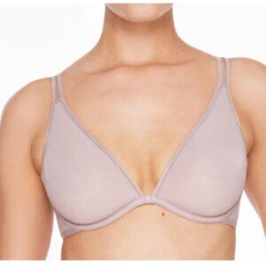 Bare Mesh Plunge Bra by ThirdLove (32F(DDD), atmosphere, NWT)